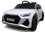AUDI RS6 GT Biela EVA batéria Automobil s koženým diaľkovým ovládaním Lítium-iónová batéria