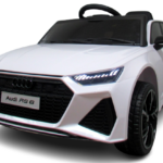 AUDI RS6 GT Biela EVA batéria Automobil s koženým diaľkovým ovládaním Lítium-iónová batéria