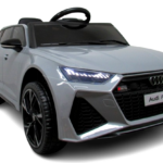 AUDI RS6 GT SIVÉ auto na batérie EVA kožené diaľkové ovládanie lítium-iónová batéria
