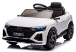 AUDI SQ8 BIELY Auto na batérie EVA Kožené diaľkové ovládanie Lítium-iónová batéria