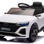 AUDI SQ8 BIELY Auto na batérie EVA Kožené diaľkové ovládanie Lítium-iónová batéria