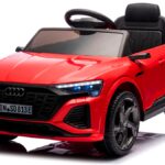 AUDI SQ8 ČERVENÉ auto na batérie EVA kožené diaľkové ovládanie lítium-iónová batéria