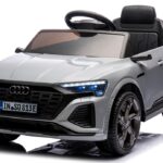 AUDI SQ8 SIVÉ auto na batérie EVA kožené diaľkové ovládanie lítium-iónová batéria
