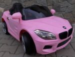 Detské elektrické autíčko Cabrio B14 Ružové – Obrázok 6