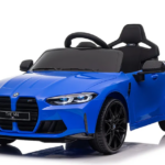 BMW m4 BLUE EVA auto na batérie Kožené diaľkové ovládanie Lítium-iónová batéria