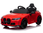 BMW m4 ČERVENÉ auto na batérie z EVA s koženým diaľkovým ovládaním