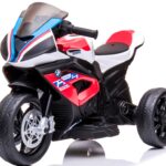 Červená motorka BMW HP4