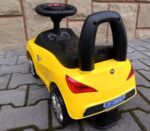 J2 Odrážadlo Žlté Odrážadlo, chodítko, zvukový efekt, klaksón, svetlá – Obrázok 4
