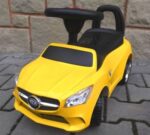J2 Odrážadlo Žlté Odrážadlo, chodítko, zvukový efekt, klaksón, svetlá – Obrázok 5