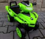 Quad J5 ride-on zelená, chodítko, zvukový efekt, klaksón – Obrázok 4