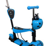 Kolobežka H3 BLUE 5 v 1 R-Sport Ride-on s LED svetlami a kolieskami
