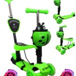 Kolobežka H3 GREEN 5 v 1 R-Sport Ride-on