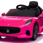 Maserati GranTurismo PINK EVA auto na batérie Kožené diaľkové ovládanie Lítium-iónová batéria