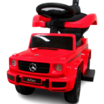 Mercedes AMG G350 ČERVENÝ odrážadlo s posunovacou plošinou