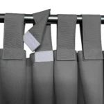 Nepremokavá grafitová záhradná clona s odnímateľnými popruhmi pre altánky a terasy ZMOK-02 Mariall – Obrázok 3