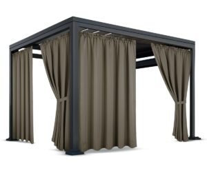 Nepremokavá záhradná clona s tunelom pre altánok