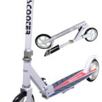 Veľká kolobežka H4 BIELA ​​Skladacie kolesá R-Sport 200 mm do 100 kg