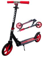 Veľká kolobežka H4 červená skladacia R-Sport 200 mm kolesá do 100 kg