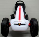 Motokára ABARTH WHITE, kolesá z peny EVA, ručná brzda, licencovaná – Obrázok 9
