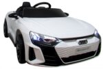 AUDI E-Tron GT auto s diaľkovým ovládaním, biele EVA kožené auto s lítium-iónovou batériou – Obrázok 7