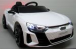 AUDI E-Tron GT auto s diaľkovým ovládaním, biele EVA kožené auto s lítium-iónovou batériou – Obrázok 8
