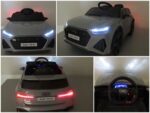Detské autíčko Audi RS6 GT – Sivé – Obrázok 11