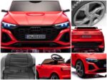 AUDI SQ8 ČERVENÉ auto na batérie EVA kožené diaľkové ovládanie lítium-iónová batéria – Obrázok 2