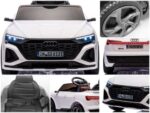 AUDI SQ8 BIELY Auto na batérie EVA Kožené diaľkové ovládanie Lítium-iónová batéria – Obrázok 3