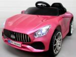 Detské elektrické autíčko – lakované ružové – Obrázok 5