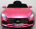 Detské elektrické autíčko – lakované ružové – Obrázok 7