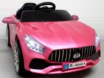 Detské elektrické autíčko – lakované ružové – Obrázok 8