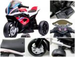Detská elektrická motorka BMW HP4 červená – Obrázok 2