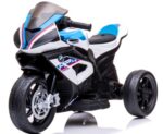 Detská elektrická motorka BMW HP4 biela – Obrázok 4