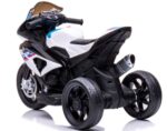 Detská elektrická motorka BMW HP4 biela – Obrázok 8
