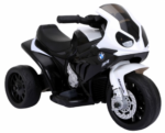 Detská elektrická motorka BMW S1000RR biela – Obrázok 4