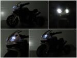 Detská elektrická motorka BMW S1000RR modrá – Obrázok 11