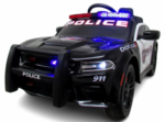 Elektrické policajné auto DODGE – Čierne – Obrázok 7