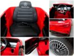 MERCEDES EQA ČERVENÉ BATÉRIOVÉ DIAĽKOVÉ OVLÁDANIE DO AUTOMOBILU Z EVA KOŽE – Obrázok 4