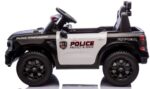 Elektrické autíčko Ford Ranger Raptor – policajné, čierne, 12V, EVA kolesá +diaľkové ovládanie – Obrázok 2