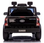 Elektrické autíčko Ford Ranger Raptor – policajné, čierne, 12V, EVA kolesá +diaľkové ovládanie – Obrázok 4