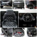 Elektrické autíčko Mercedes G63 SUV čierne pre deti – 12V + diaľkové ovládanie – Obrázok 3