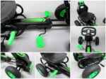 G8 GREEN GO-KART, detská motokára, nafukovacie kolesá – Obrázok 3