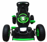 G8 GREEN GO-KART, detská motokára, nafukovacie kolesá – Obrázok 6