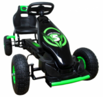 G8 GREEN GO-KART, detská motokára, nafukovacie kolesá – Obrázok 8