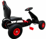 MOTOKÁRA G8 RED, detská motokára, nafukovacie kolesá – Obrázok 10