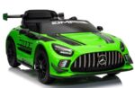 Mercedes GT3 Evo GREEN Mäkké kolesá EVA, mäkké sedadlo Licencovaná lítium-iónová batéria – Obrázok 4