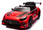 Mercedes GT3 Evo RED Mäkké EVA kolesá, mäkké sedadlo Licencovaná lítium-iónová batéria – Obrázok 7