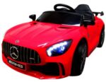 Mercedes GTR-S červené Mäkké EVA kolesá, mäkké sedadlo Licencovaná lítium-iónová batéria – Obrázok 5