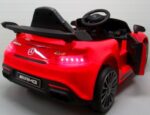Mercedes GTR-S červené Mäkké EVA kolesá, mäkké sedadlo Licencovaná lítium-iónová batéria – Obrázok 10