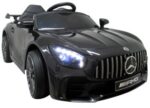 Mercedes GTR-S čierne mäkké EVA kolesá, mäkké sedadlo licencovaná lítium-iónová batéria – Obrázok 7